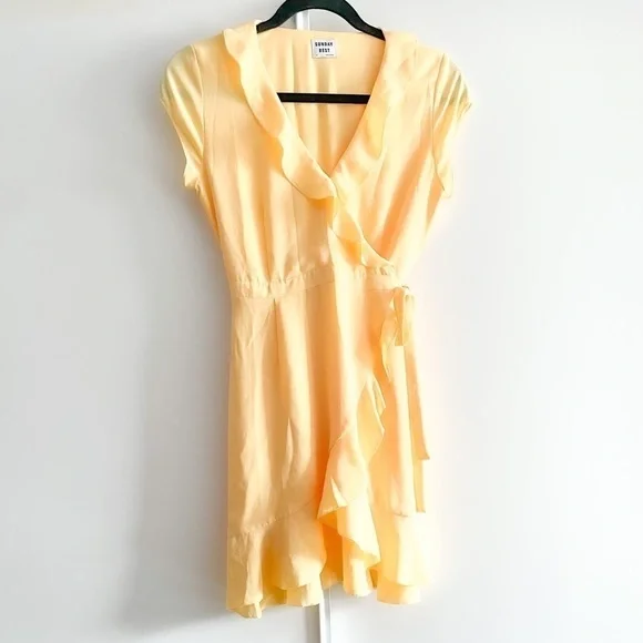 SUNDAY Best Ruffled Wrap Dress - Picture 12 of 12